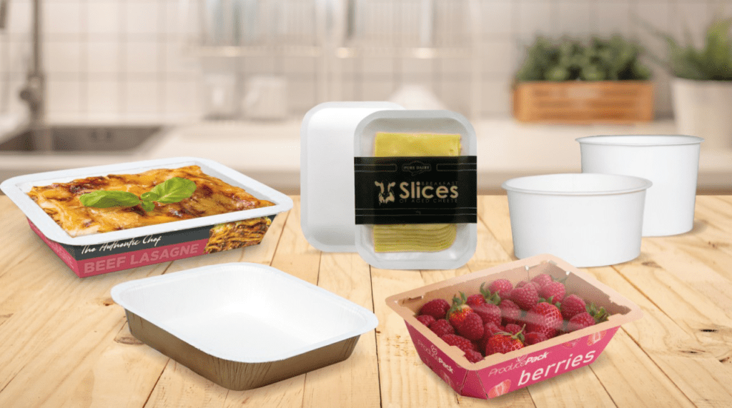 Graphic Packaging International Fiber-Based Tray solutions on kitchen counter
