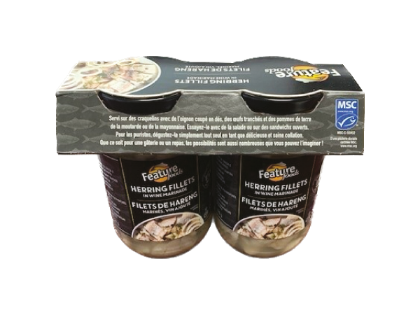 Feature Foods Introduces EnviroClip™ Duo - Beam for new two-jar multipack of MSC-certified pickled herring